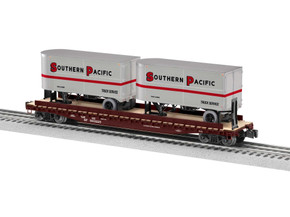 Southern Pacific 50' TOFC Flatcar w/ 20' Trailers